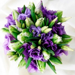 Ramo de Flores Con 20 varas de Lisianthus 