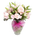 Florero Nacimiento Flores Mix Rosas