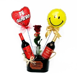 Cubeta de Vinos Diablo y Casillero del Diablo más 2 Globos