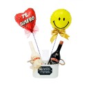 Cubeta de Baileys Tres Leches y Espresso Creme con 2 Globos
