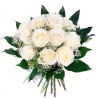 Ramo de Flores para Condolencias 12 Rosas Blancas