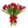 Florero con 10 Tulipanes Rojos