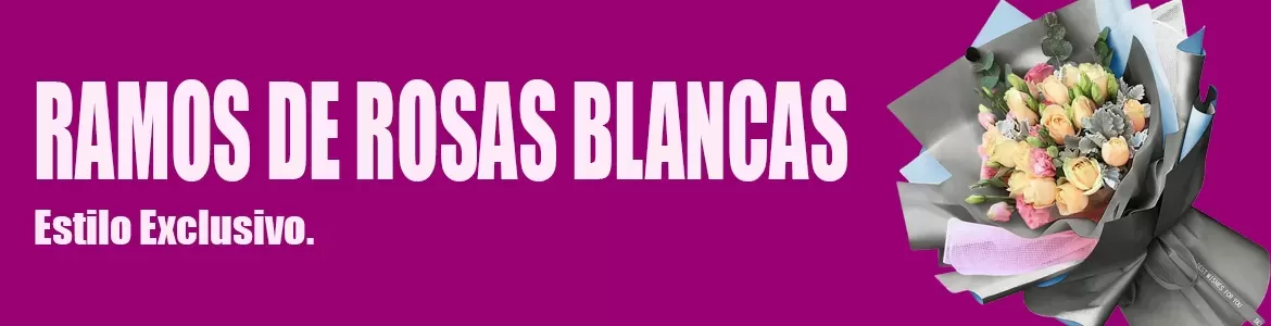 Ramos de Rosas Blancas | Entrega en Santiago | Envío de Flores
